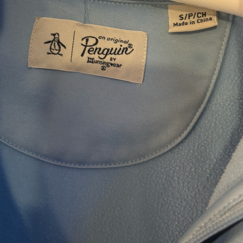 Original Penguin Light Blue Quarter-Zip Sweatshirt - Picture 3 of 3